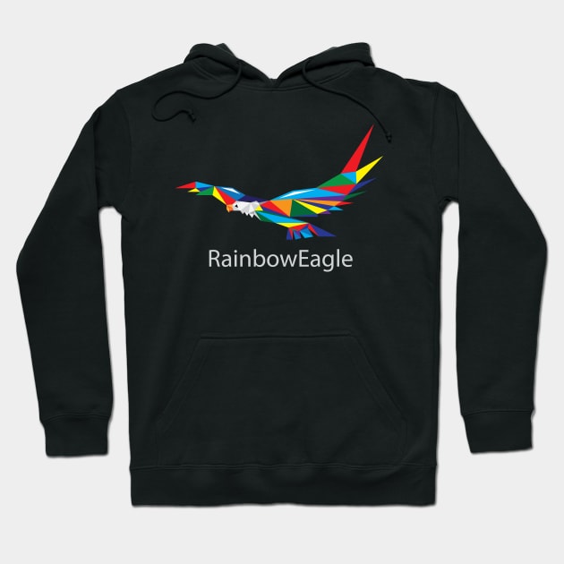 Rainbow Eagle Hoodie by martinussumbaji